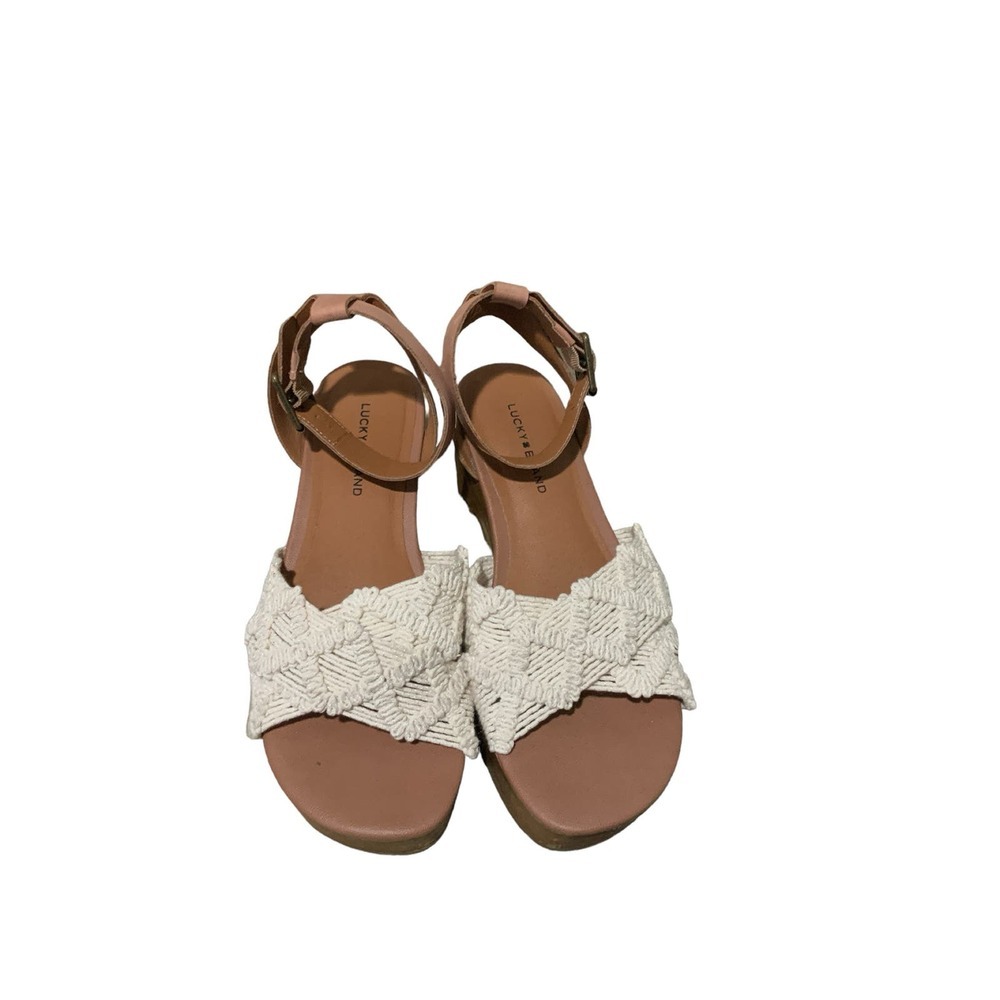 New Lucky Brand Famika Platform Sandal Size 6.5 - Picture 2 of 4